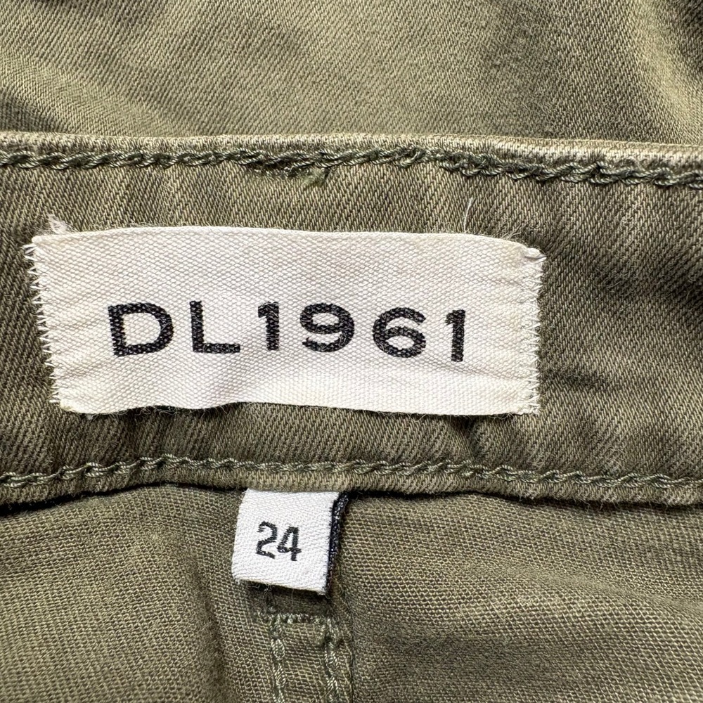 DL1961 Women Olive Green Slouchy Skinny Pants Size 24 (Typical Size 00) - Picture 6 of 12